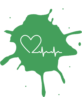 Farbklecks EKG